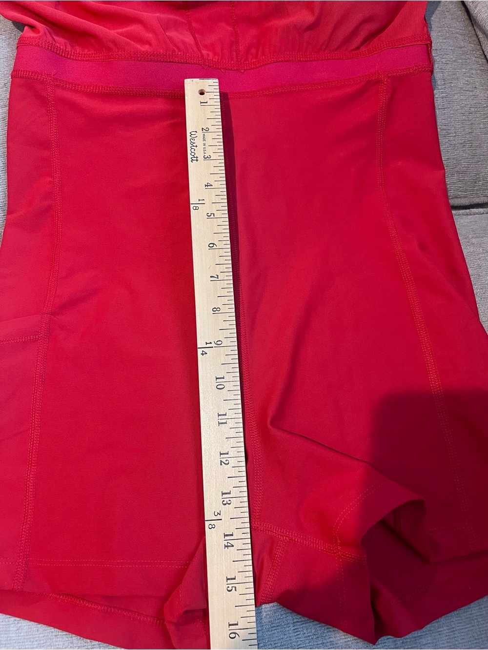 Old Navy Active Red Powersoft Go-Dry Tennis Dress Pickleball Pocket Built in Bra - Picture 14 of 15